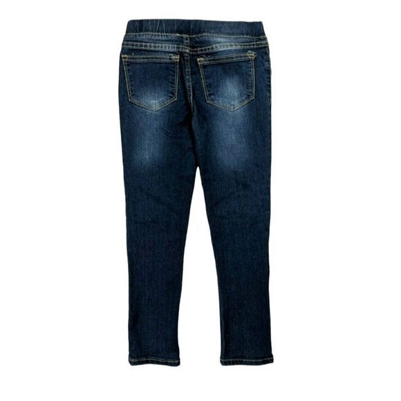 Vigoss Pull-on Jagger Skinny Jegging Jeans  Girls Size 6  Sequin Owl Knees - Picture 2 of 7